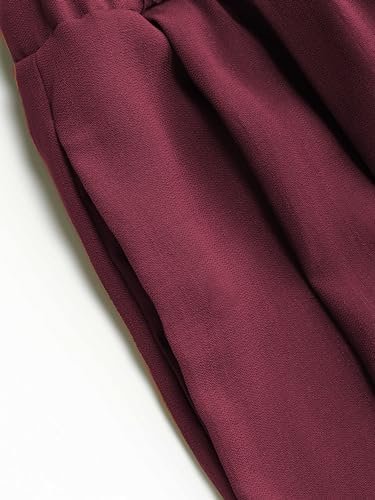 Chic CIDER Elastic Waist Wide Leg Trousers for Women