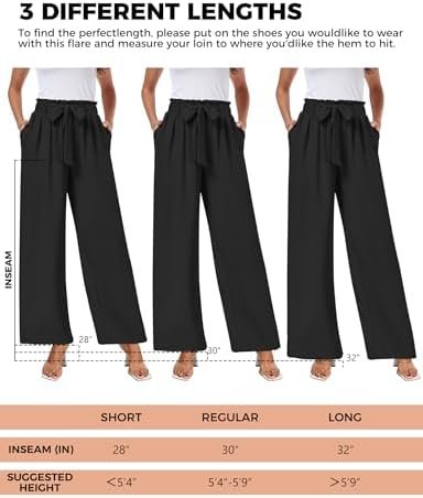 Chic High-Waist Palazzo Pants with Pockets for Women