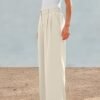 Chic High-Waisted Wide Leg Dress Pants for Women