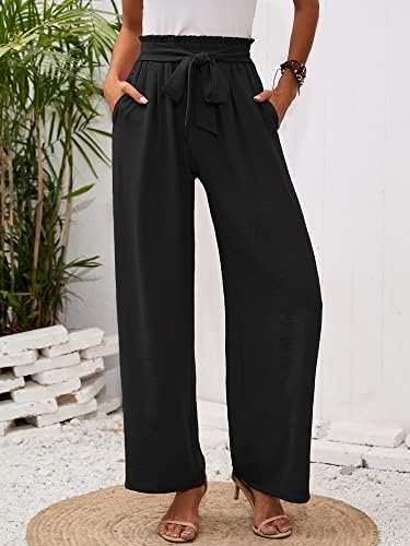 Chic Lightweight Wide Leg Lounge Pants with Pockets