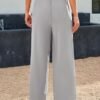 Chic LILLUSORY High-Waisted Wide Leg Dress Pants