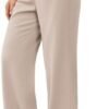 OnlyPuff Women's High-Waisted Wide Leg Trousers with Pockets