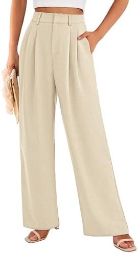 PRETTYGARDEN Women's High-Waisted Summer Work Pants