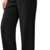 Wide Leg High Waisted Trousers with Pockets for Women